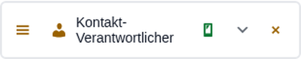 Eine Box im Layout mit Griff, Smartphone-Symbol, Pfeil und Kreuz